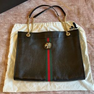 GUCCI Rajah bag L / Large, black leather, excellent condition 💜